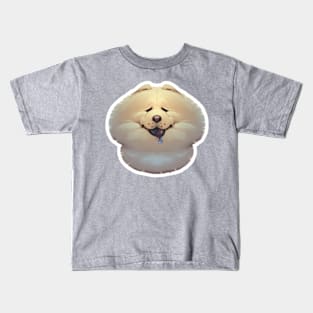 cream chow chow Kids T-Shirt